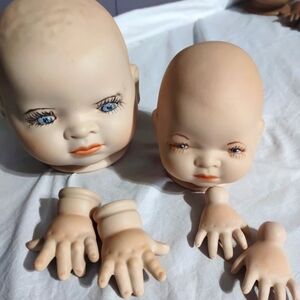 Vintage Grace S Putnam Bisque Doll Heads